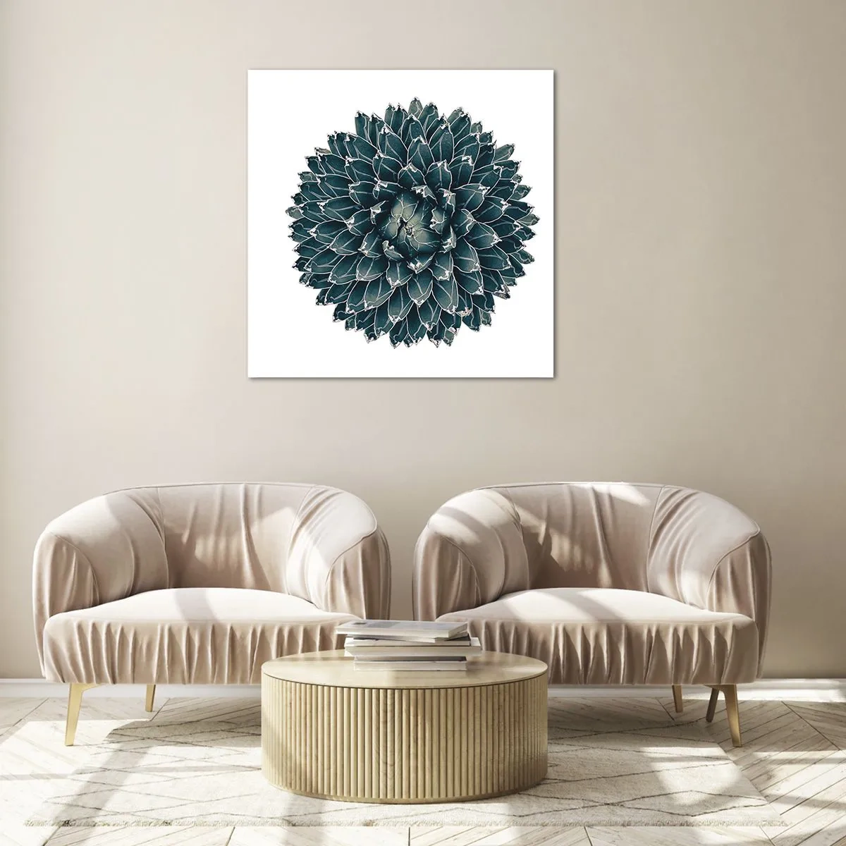 Impression sur verre - Image sur verre - Étoile du désert - 70x70 cm