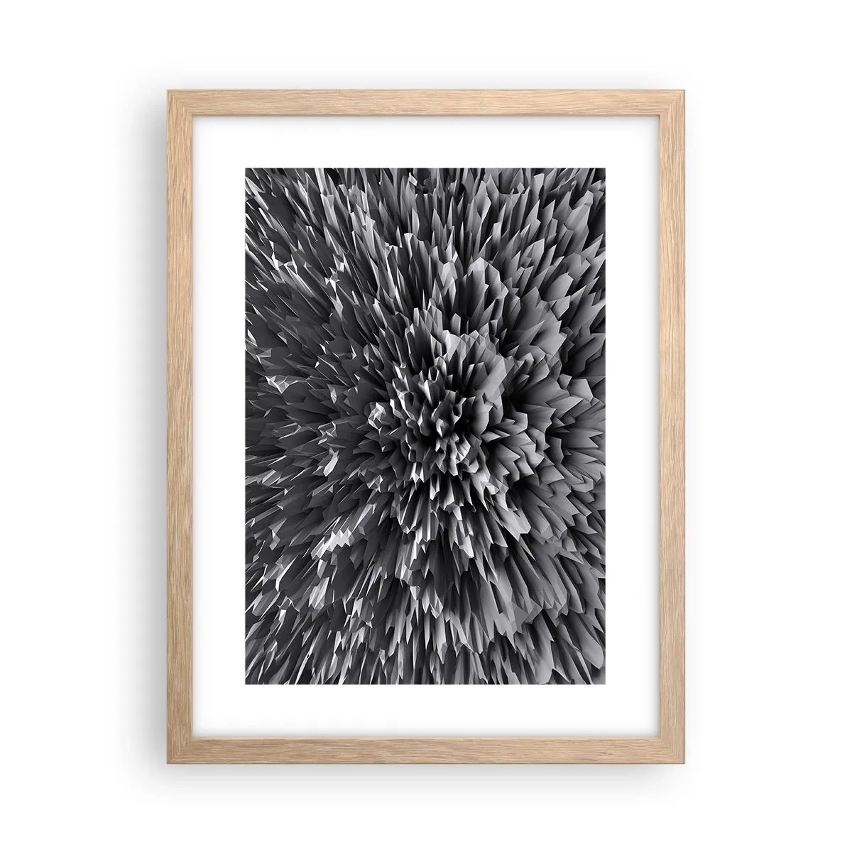 Affiche dans un chêne clair - Poster - Ça ne peut pas être plus dur que ça - 30x40 cm