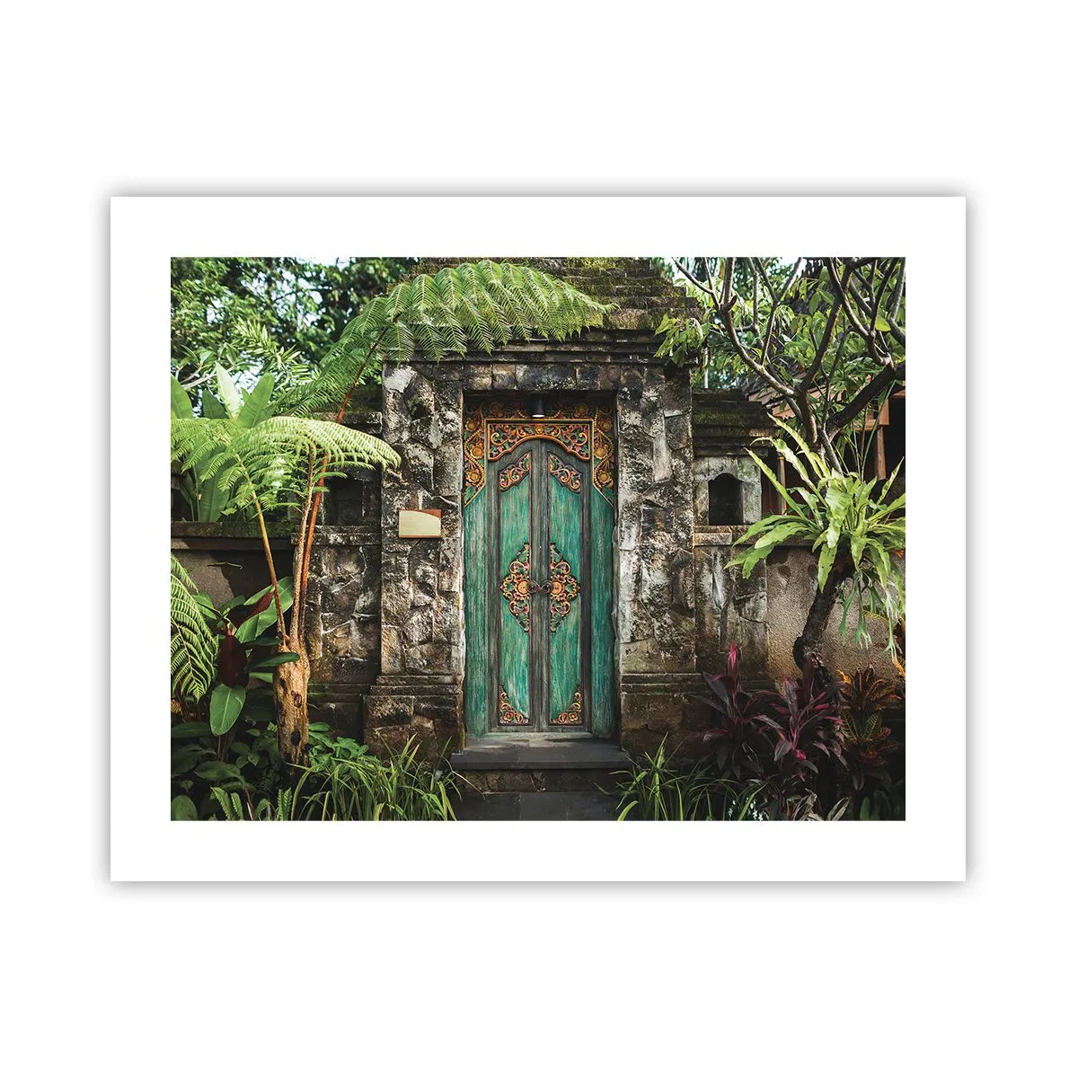 Affiche - Poster - Porte vers un monde exotique - 50x40 cm