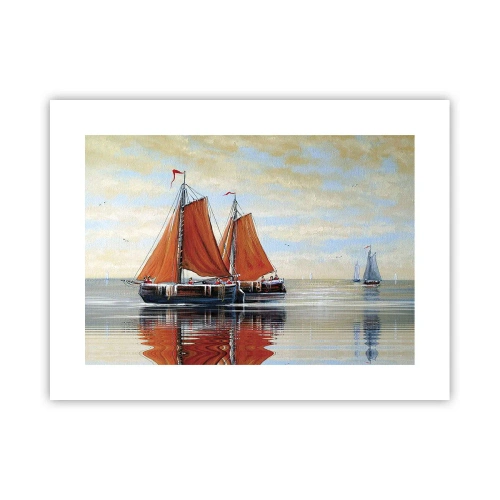 Affiche - Poster - He, navigue, marin - 40x30 cm