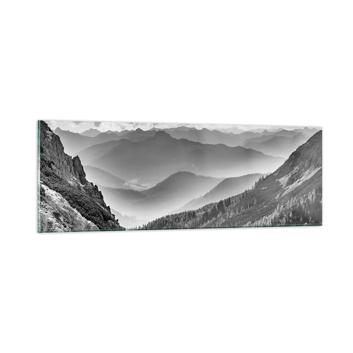 Impression sur verre - Image sur verre - Jusqu'à l'horizon - 90x30 cm