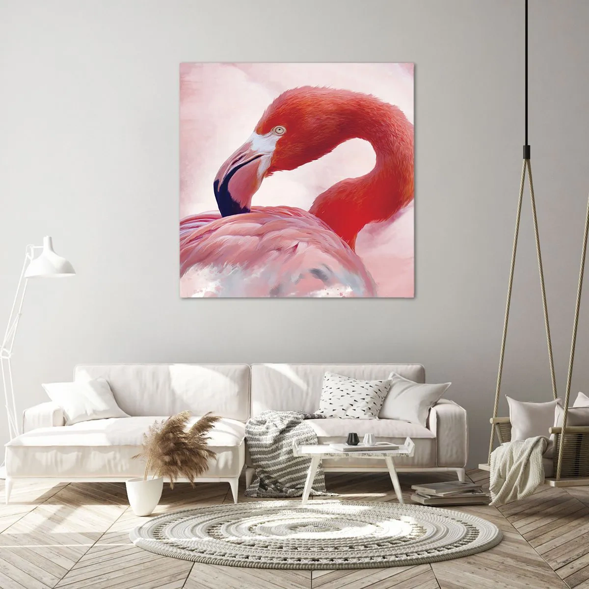 Impression sur toile - Image sur toile - Beauté des oiseaux - 60x60 cm