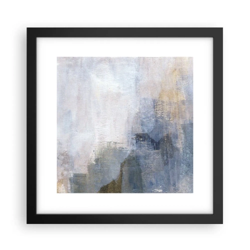 Affiche dans un cadre noir - Poster - Tonalités et accords de couleur - 30x30 cm