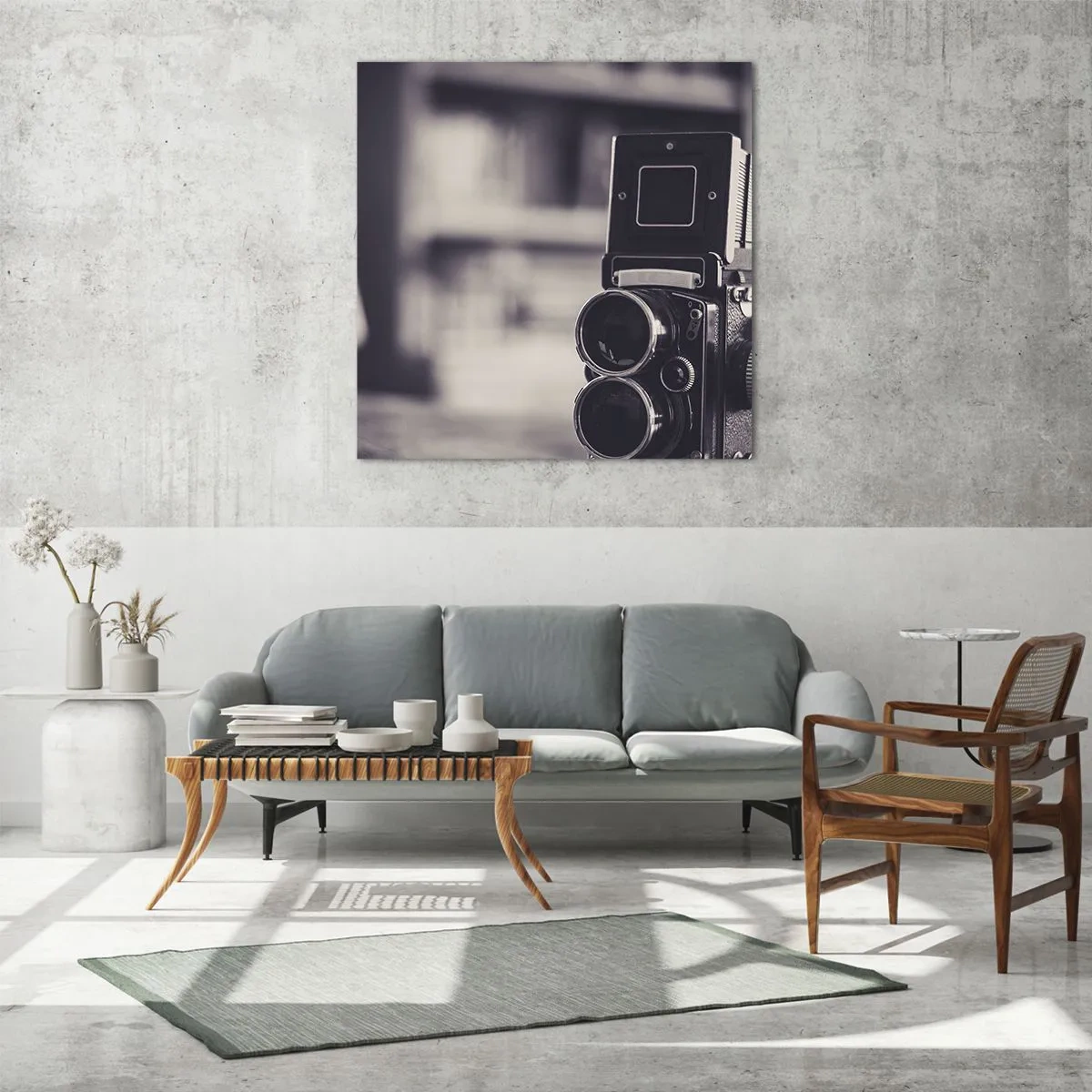 Impression sur verre - Image sur verre - La magie de la photographie ancienne - 70x70 cm