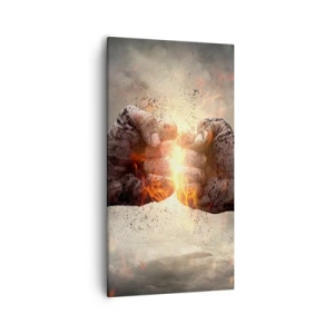 Impression sur toile - Image sur toile - Lève-toi pour le combat - 55x100 cm