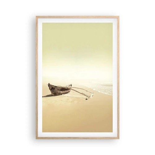 Affiche dans un chêne clair - Poster - Mémoire des mers du sud - 61x91 cm