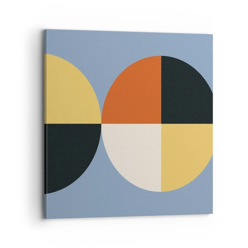 Impression sur toile - Image sur toile - Regarde et compte - 70x70 cm