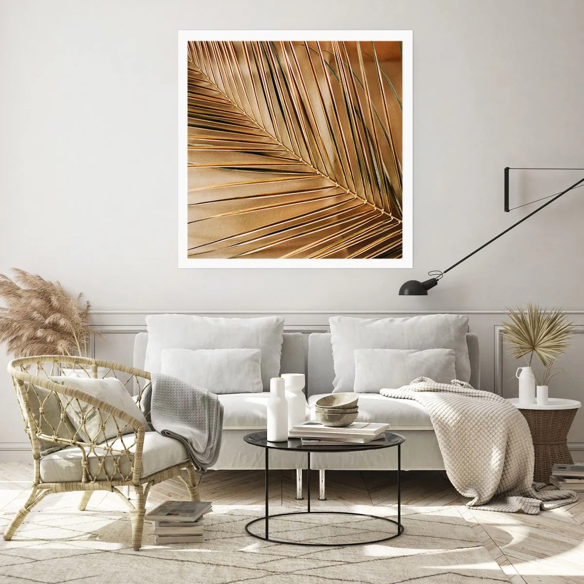 Affiche - Poster - Colonnade naturelle - 40x40 cm