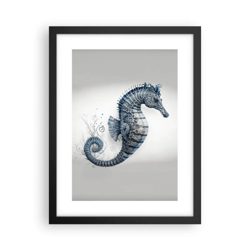 Affiche dans un cadre noir - Poster - Une subtile plaisanterie de la nature - 30x40 cm