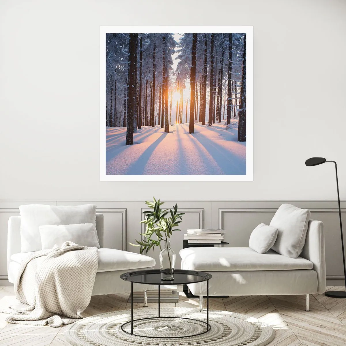 Affiche - Poster - Clairement en noir et blanc - 60x60 cm