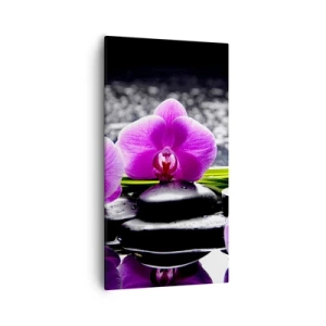 Impression sur toile - Image sur toile - Se noyer dans la paix et la tranquillité - 55x100 cm