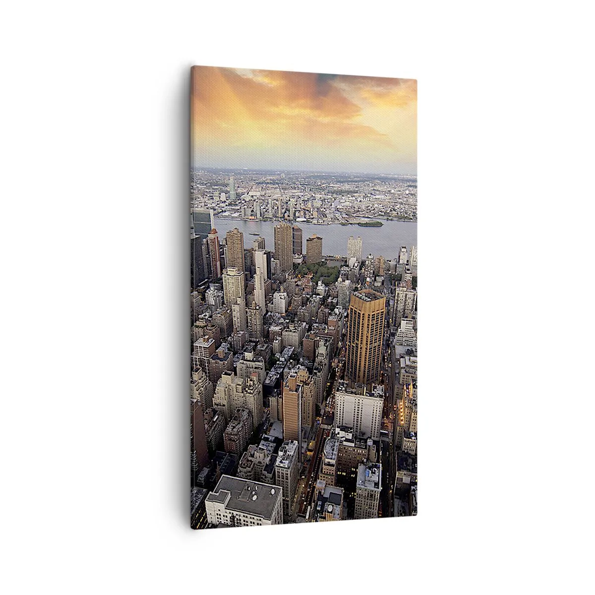 Impression sur toile - Image sur toile - Le cœur battant de notre époque - 55x100 cm