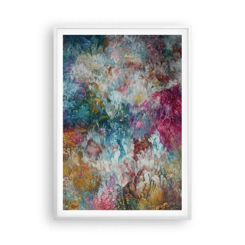 Affiche dans un cadre blanc - Poster - En pleine floraison - 70x100 cm