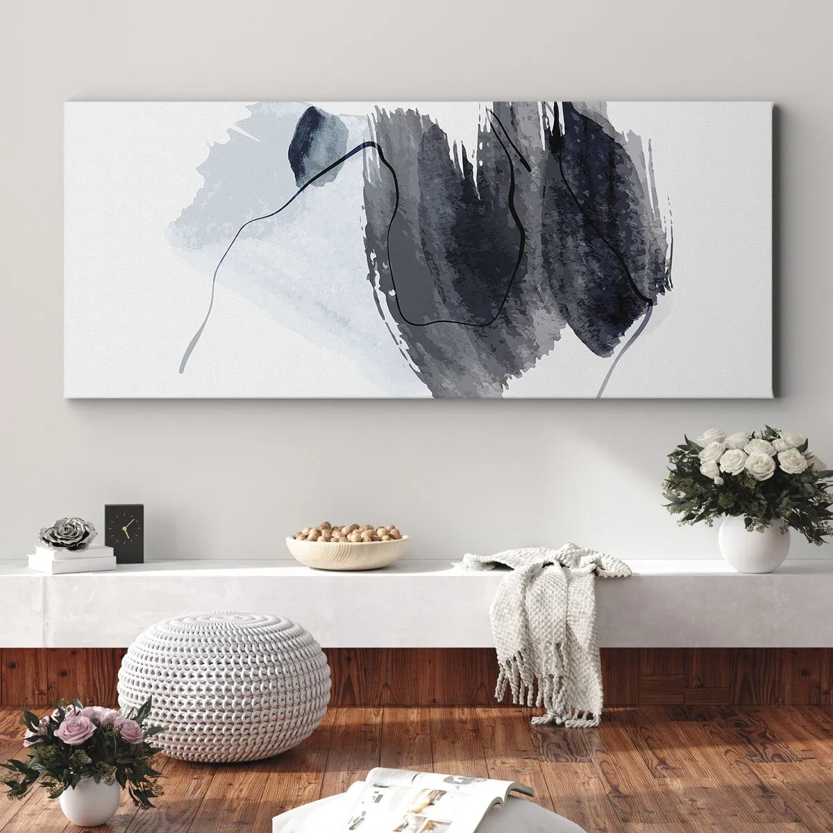 Impression sur toile - Image sur toile - Intensité et mouvement - 100x40 cm