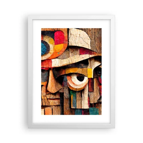 Affiche dans un cadre blanc - Poster - Je te vois… - 30x40 cm
