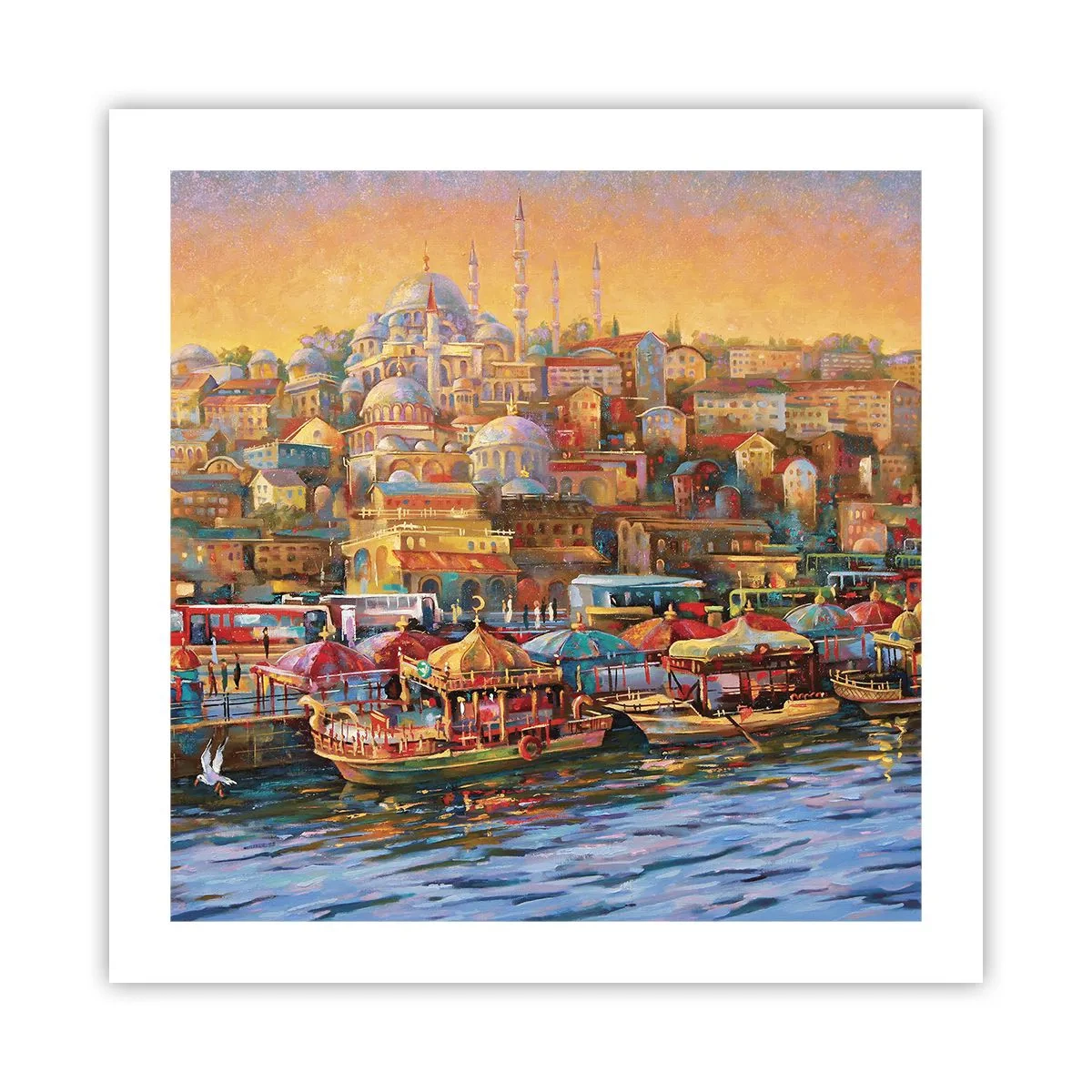 Affiche - Poster - Conte d'Istanbul - 50x50 cm