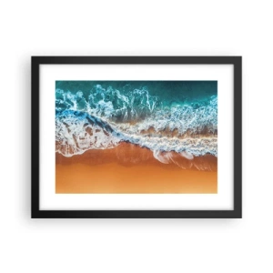 Affiche dans un cadre noir - Poster - Toujours ensemble - 40x30 cm