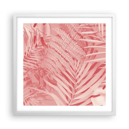 Affiche dans un cadre blanc - Poster - Concept de rose - 50x50 cm