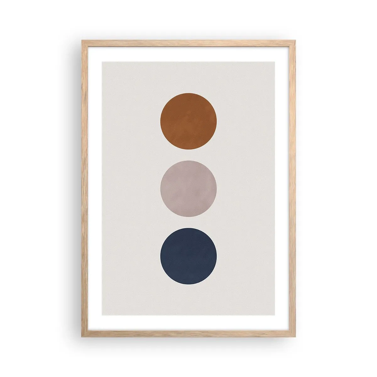 Affiche dans un chêne clair - Poster - Symbole d'excellence - 50x70 cm