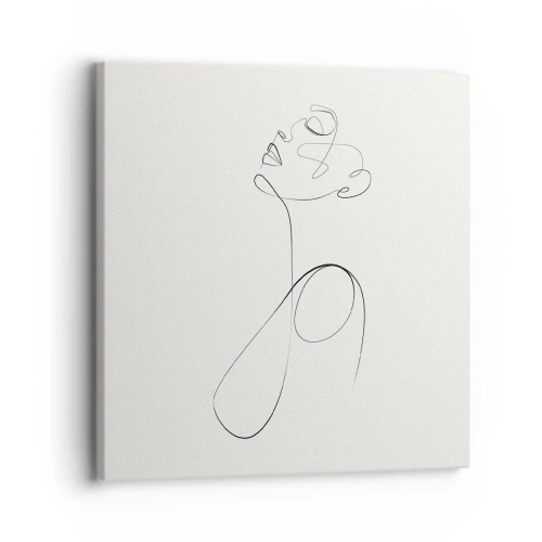 Impression sur toile - Image sur toile - En boucle dans les rêves - 30x30 cm