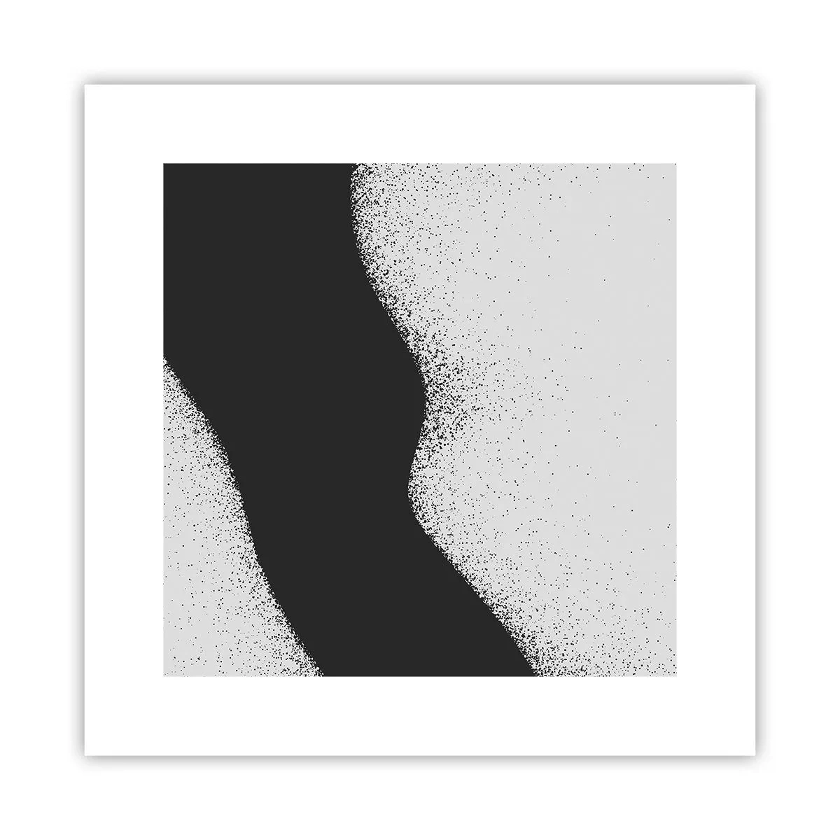 Affiche - Poster - Équilibre fluide - 30x30 cm