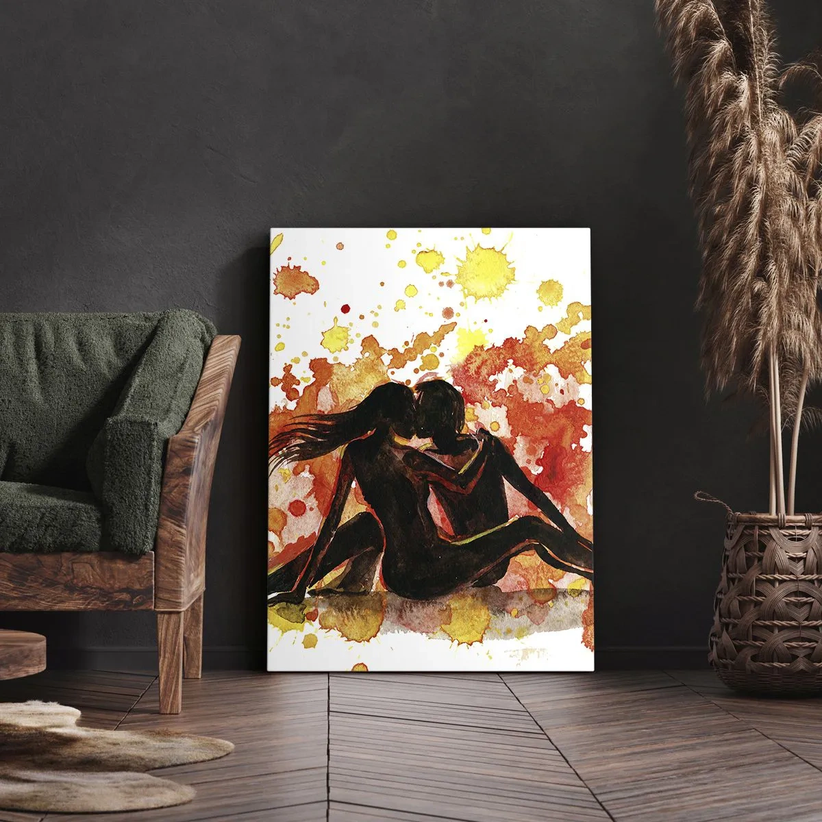 Impression sur toile - Image sur toile - Et la lumière fut - 55x100 cm