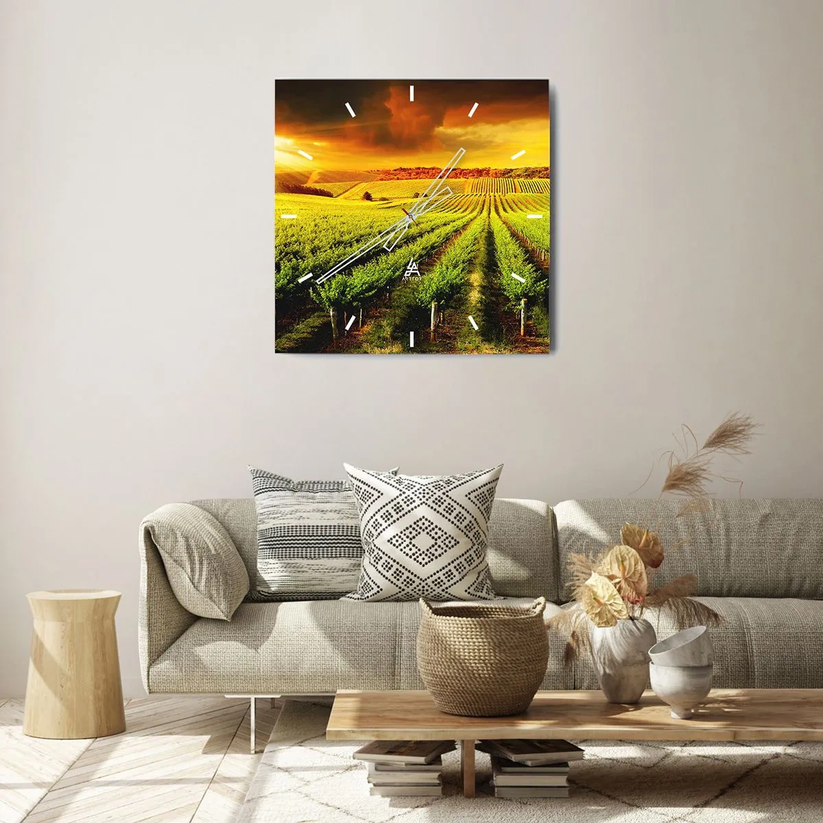 Horloge murale - Pendule murale - Sous le soleil australien - 30x30 cm