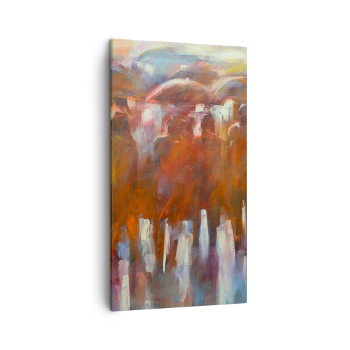 Impression sur toile - Image sur toile - Identiques sous la pluie et dans le brouillard - 45x80 cm