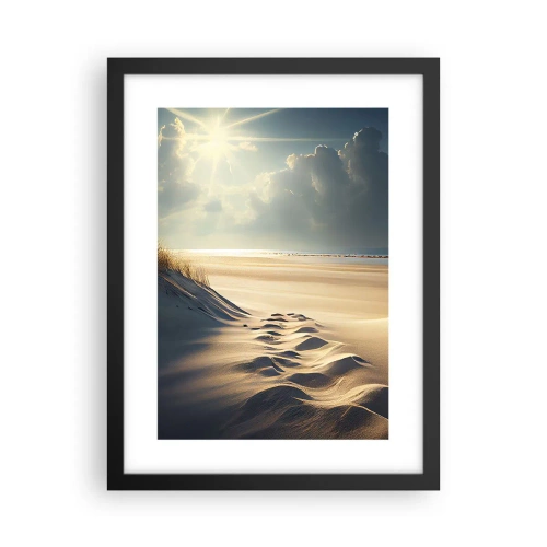 Affiche dans un cadre noir - Poster - Un paysage apaisant - 30x40 cm