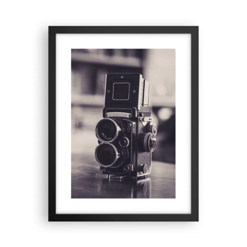 Affiche dans un cadre noir - Poster - La magie de la photographie ancienne - 30x40 cm