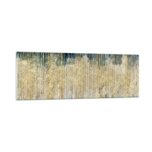 Impression sur verre - Image sur verre - Bordure dorée - 90x30 cm