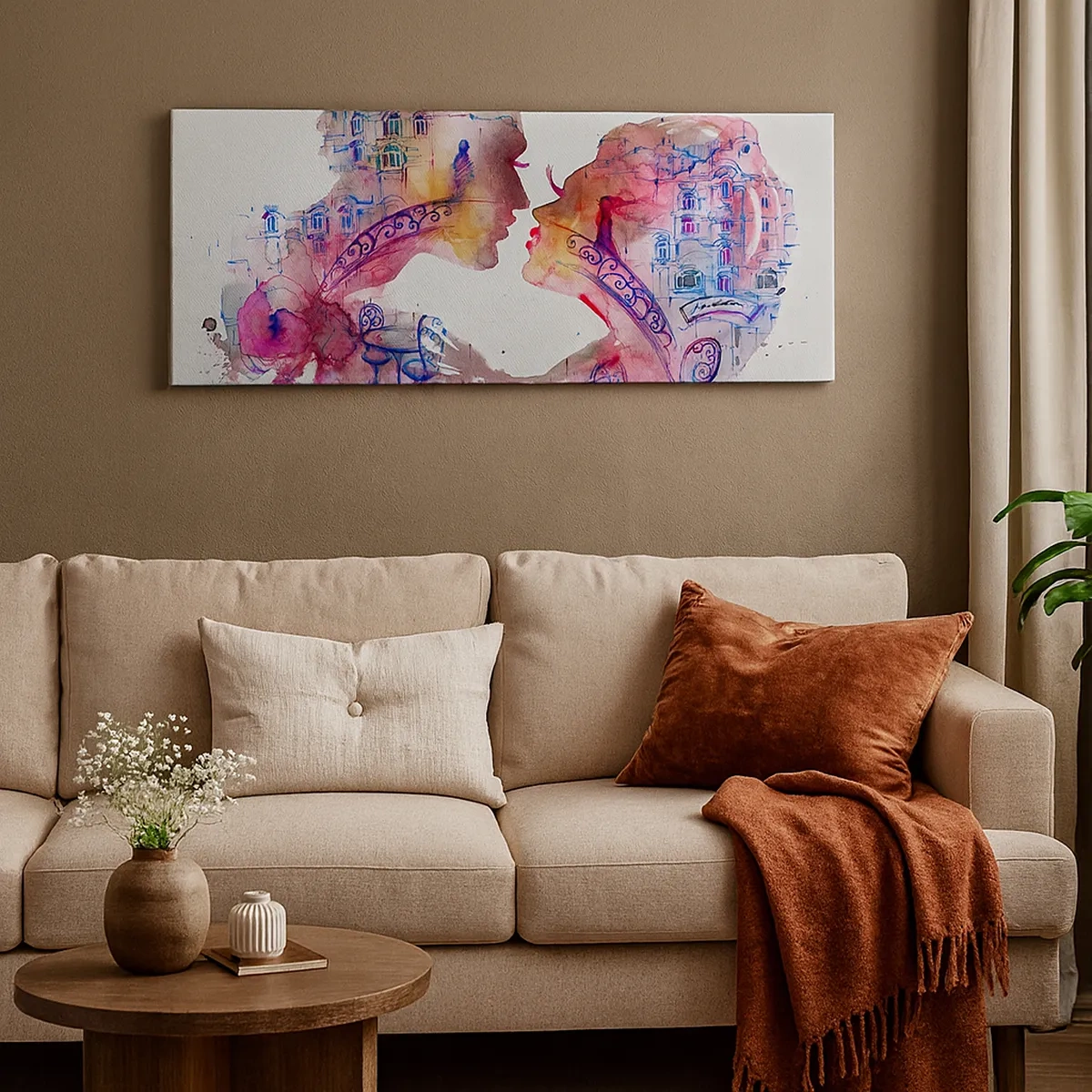 Impression sur toile - Image sur toile - Le pont secret des soupirs - 30x30 cm