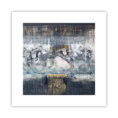 Affiche - Poster - Comme sur la glace, comme après décembre - 30x30 cm