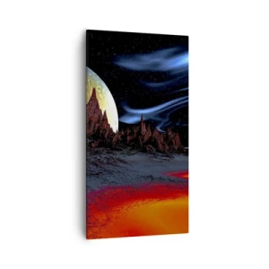Impression sur toile - Image sur toile - Monde inconnu - 55x100 cm