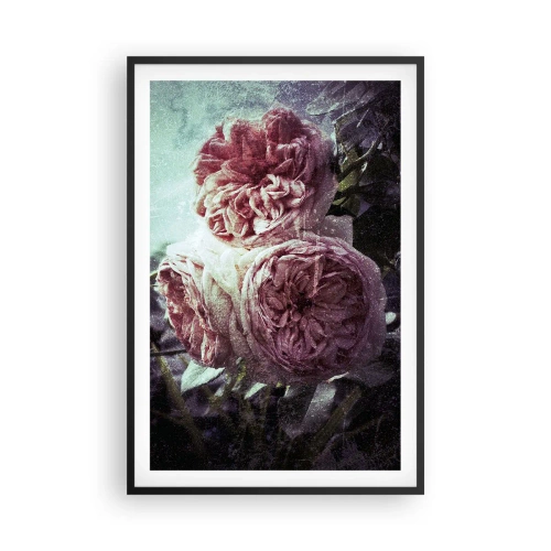 Affiche dans un cadre noir - Poster - Dans une ambiance romantique - 61x91 cm