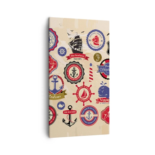 Impression sur toile - Image sur toile - La fraternité de la voile - 45x80 cm