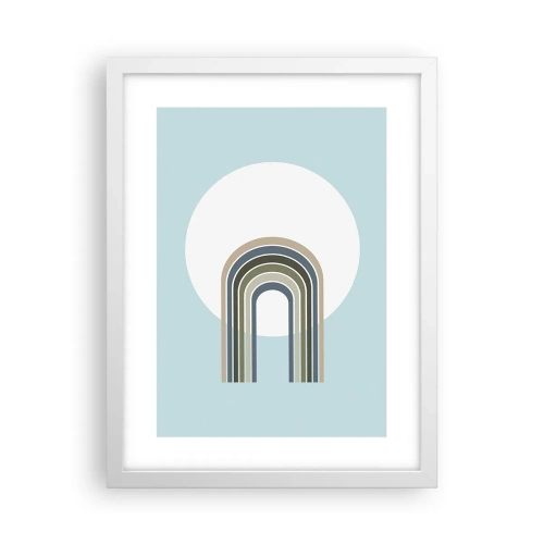 Affiche dans un cadre blanc - Poster - Attraction irrésistible - 30x40 cm