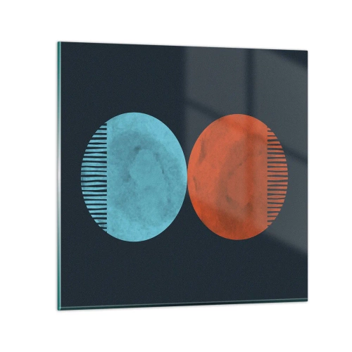 Impression sur verre - Image sur verre - Seulement la géométrie ? - 30x30 cm