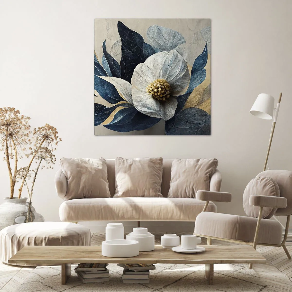 Impression sur toile - Image sur toile - Il a un coeur d'or - 40x40 cm