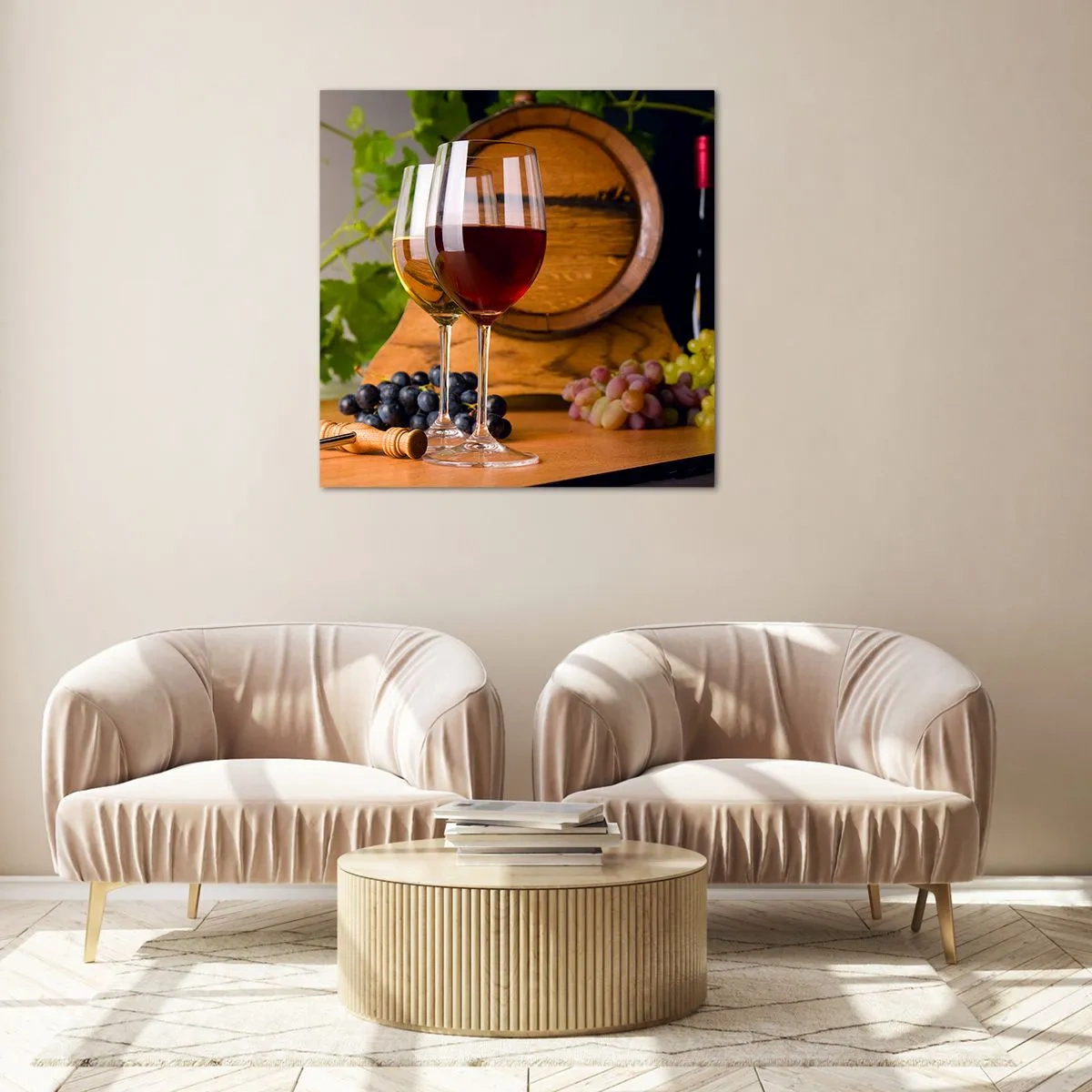 Impression sur verre - Image sur verre - Comme les vieux maîtres - 30x30 cm