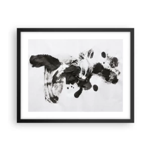 Affiche dans un cadre noir - Poster - De la méthode dans la folie ? - 50x40 cm