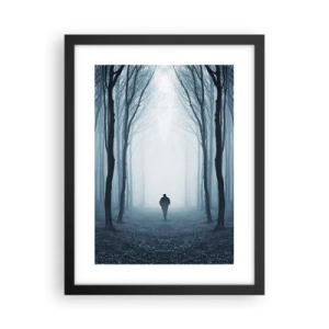 Affiche dans un cadre noir - Poster - Tout est simple et clair - 30x40 cm
