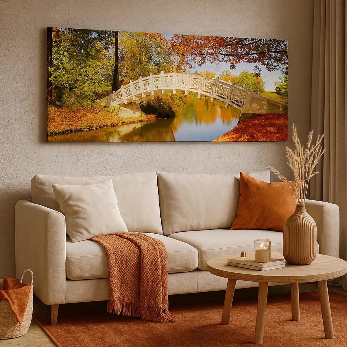 Impression sur toile - Image sur toile - Sur le pont blanc des soupirs - 30x30 cm