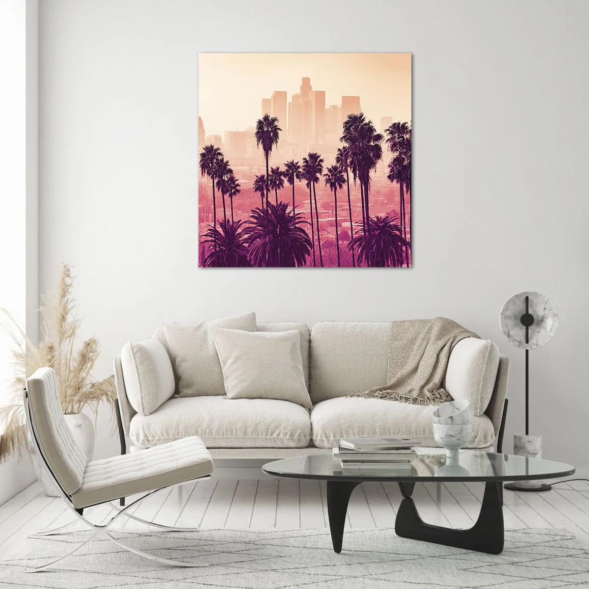Impression sur verre - Image sur verre - Paysage californien - 70x70 cm