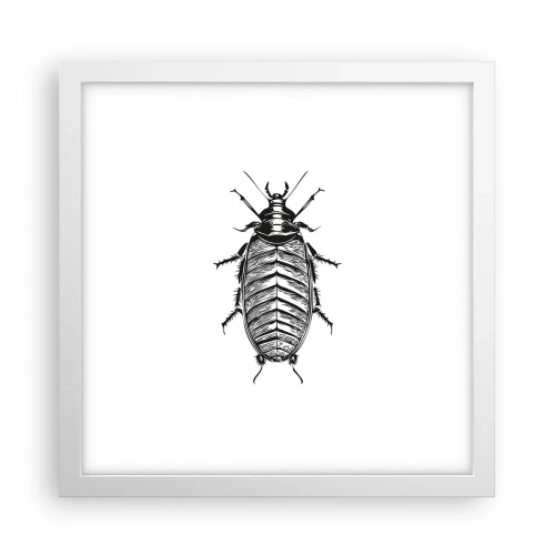 Affiche dans un cadre blanc - Poster - Quel spécimen! - 30x30 cm