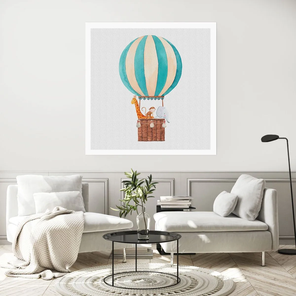 Affiche - Poster - Voyage fantastique - 30x30 cm