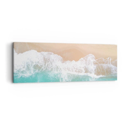 Impression sur toile - Image sur toile - Caresse de l'océan - 90x30 cm