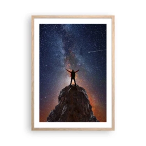 Affiche dans un chêne clair - Poster - Le force est avec moi! - 50x70 cm