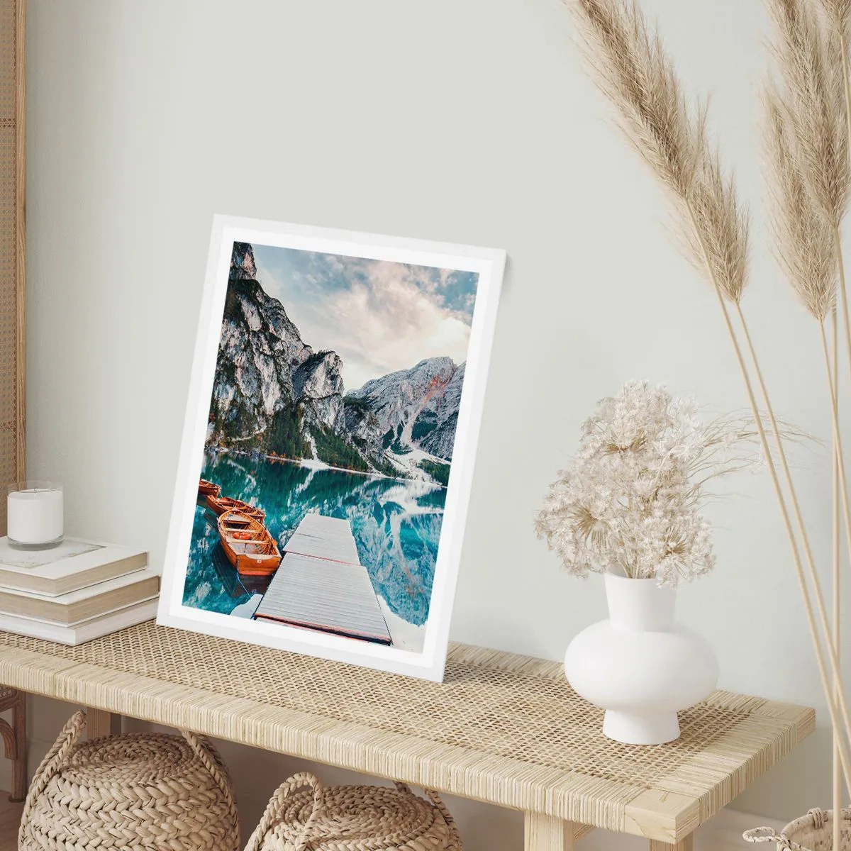 Affiche dans un cadre blanc - Poster - On va te montrer la beauté - 50x70 cm