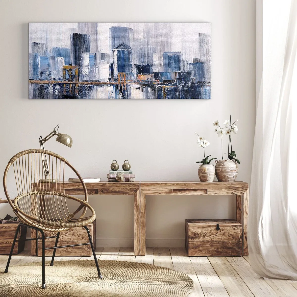 Impression sur toile - Image sur toile - Impression new-yorkaise - 100x40 cm
